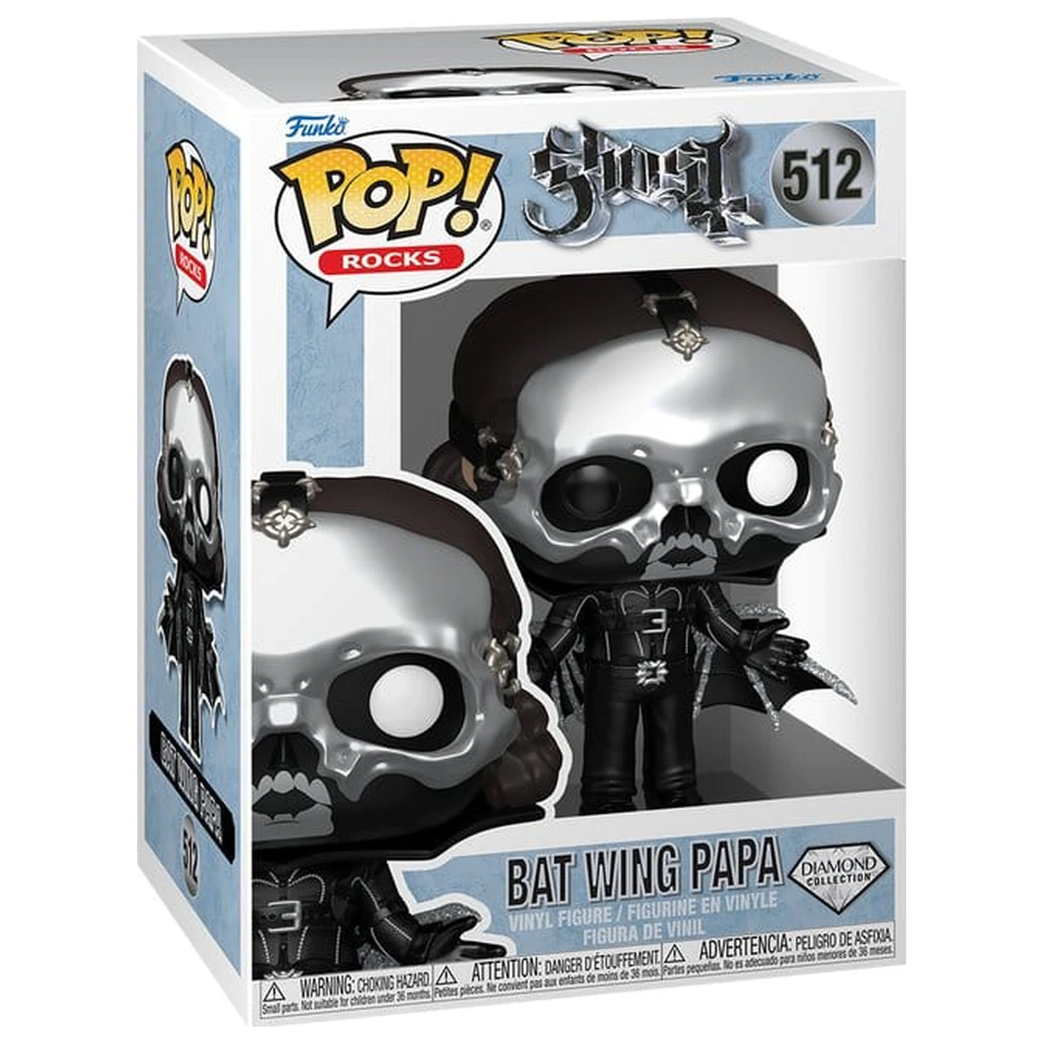 Ghost Funko POP! Rocks vinylová figurka Glam Dracula (DGLT) 9 cm fotografii produktu