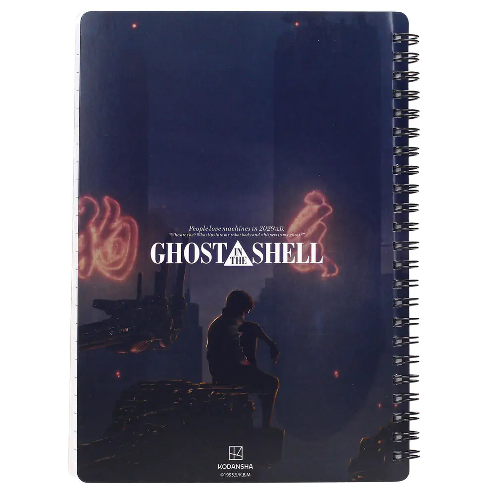 Ghost in the Shell Notebook s 3D efektem Motoko Kusanagi Art fotografii produktu