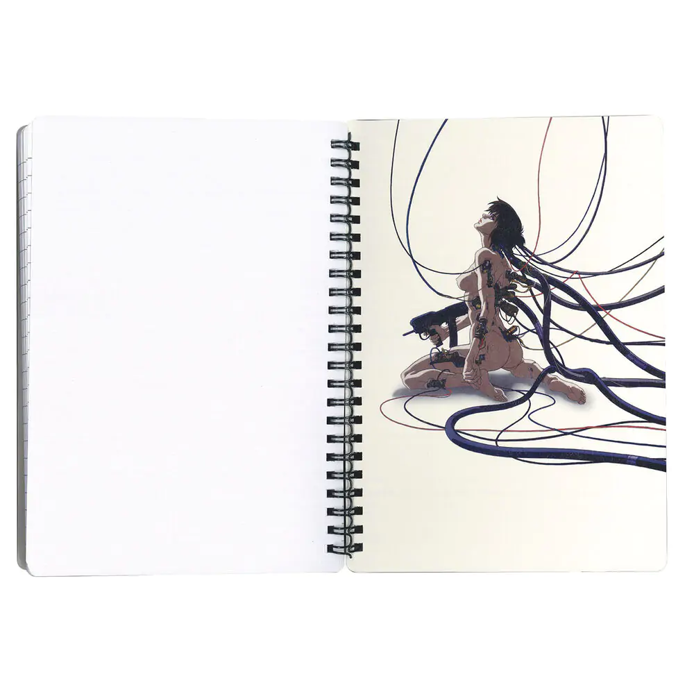 Ghost in the Shell Notebook s 3D efektem Motoko Kusanagi Art fotografii produktu