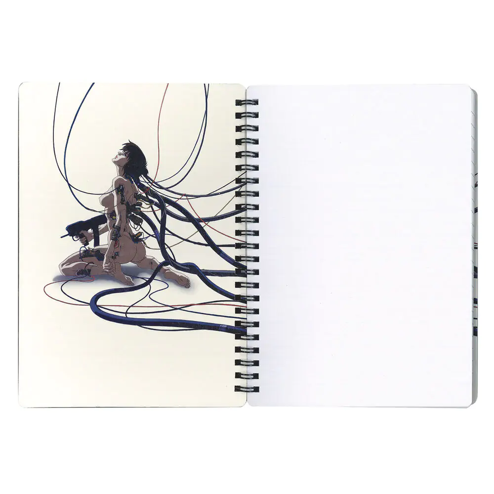 Ghost in the Shell Notebook s 3D efektem Motoko Kusanagi Art fotografii produktu