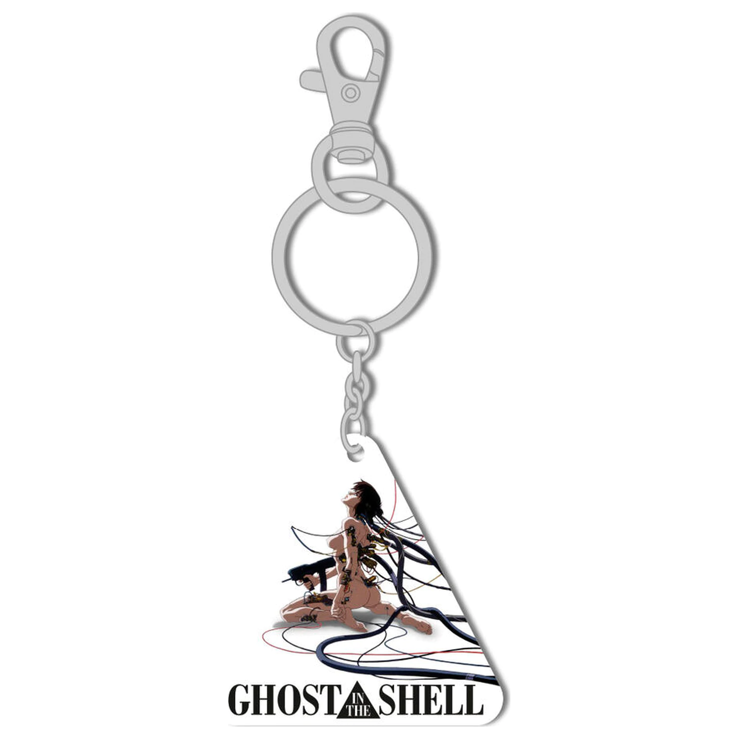 Ghost in the Shell odpočívající Motoko kovová klíčenka fotografii produktu