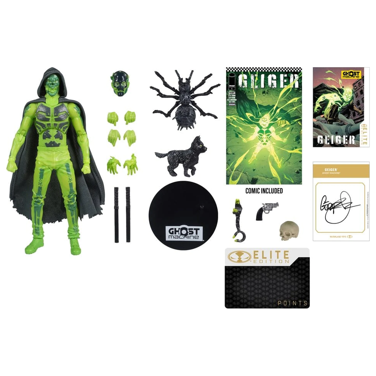 Ghost Machine McFarlane Elite Edition Deluxe akční figurka Geiger 18 cm fotografii produktu