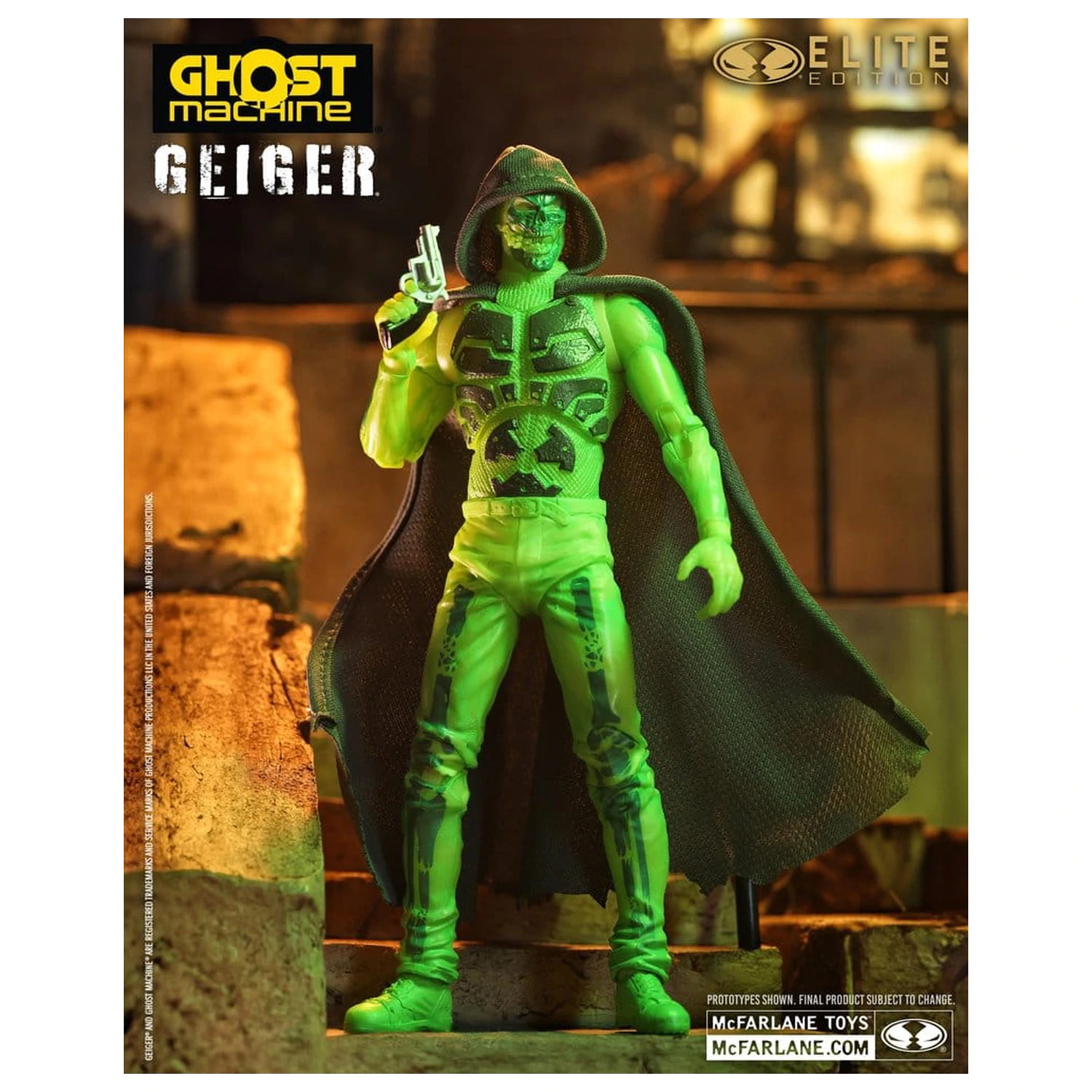 Ghost Machine McFarlane Elite Edition Deluxe akční figurka Geiger 18 cm fotografii produktu