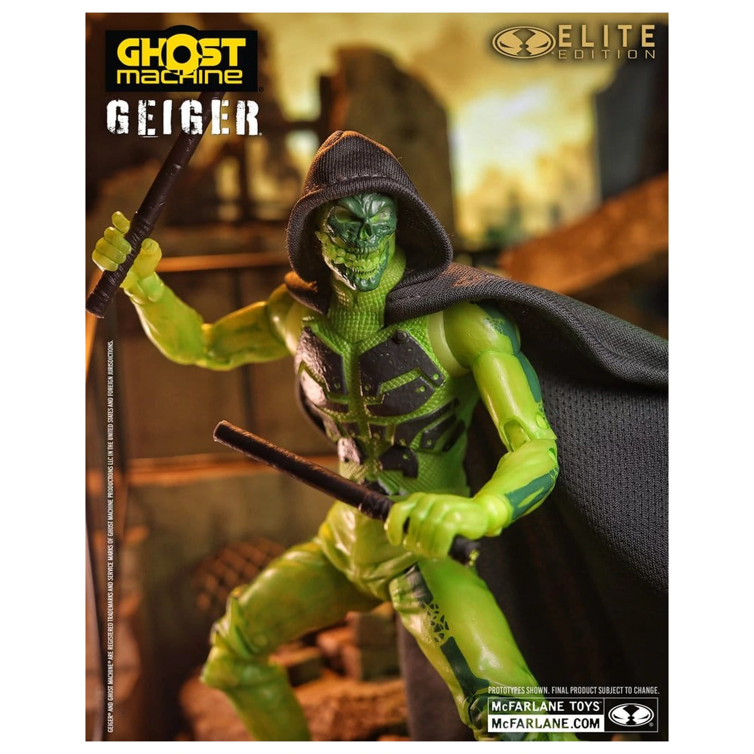 Ghost Machine McFarlane Elite Edition Deluxe akční figurka Geiger 18 cm fotografii produktu