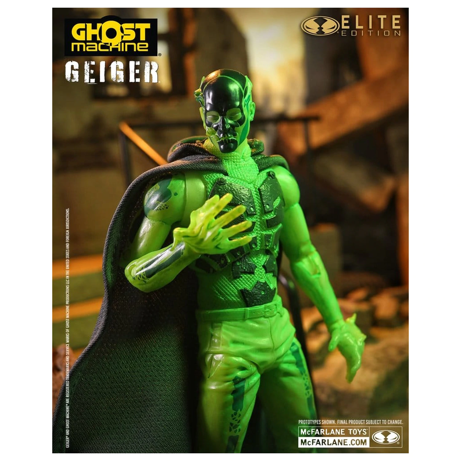 Ghost Machine McFarlane Elite Edition Deluxe akční figurka Geiger 18 cm fotografii produktu