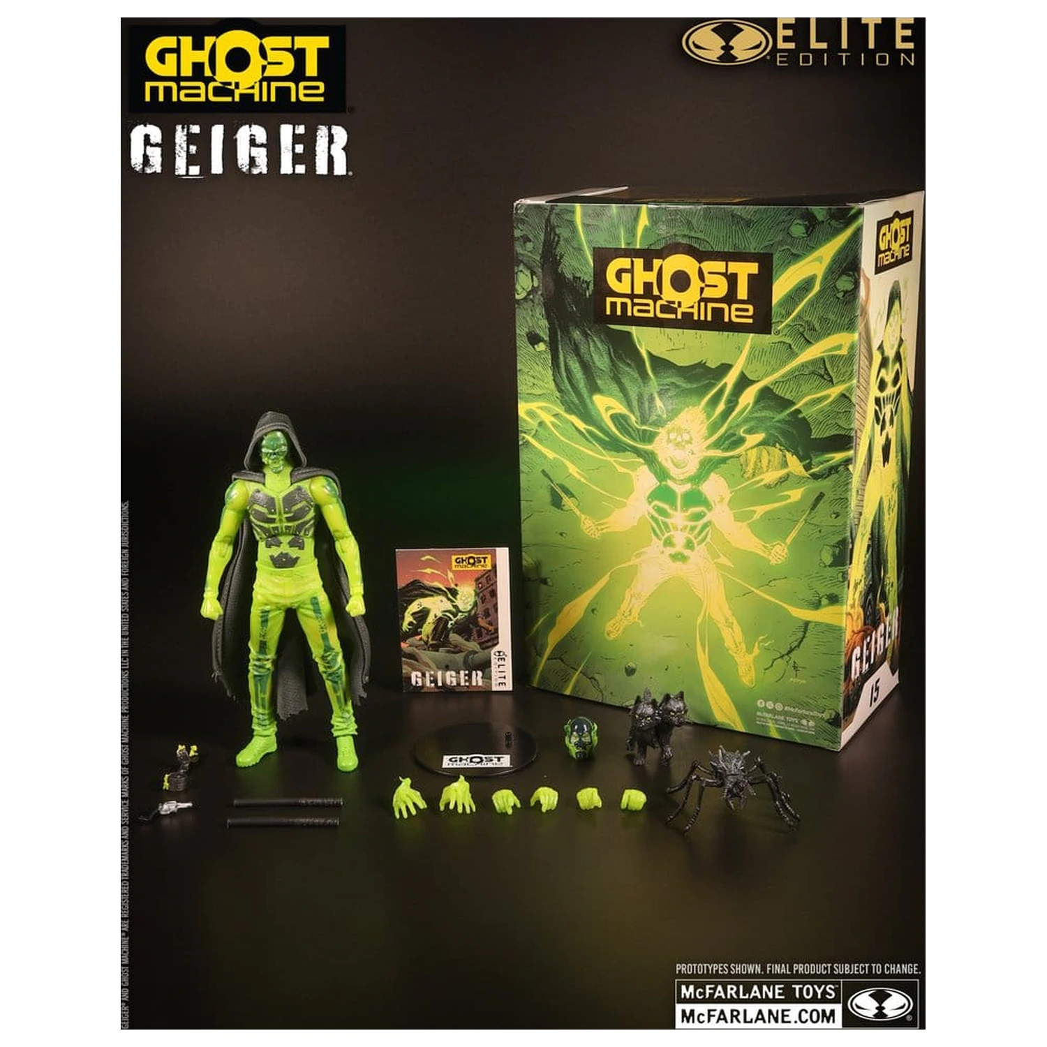 Ghost Machine McFarlane Elite Edition Deluxe akční figurka Geiger 18 cm fotografii produktu
