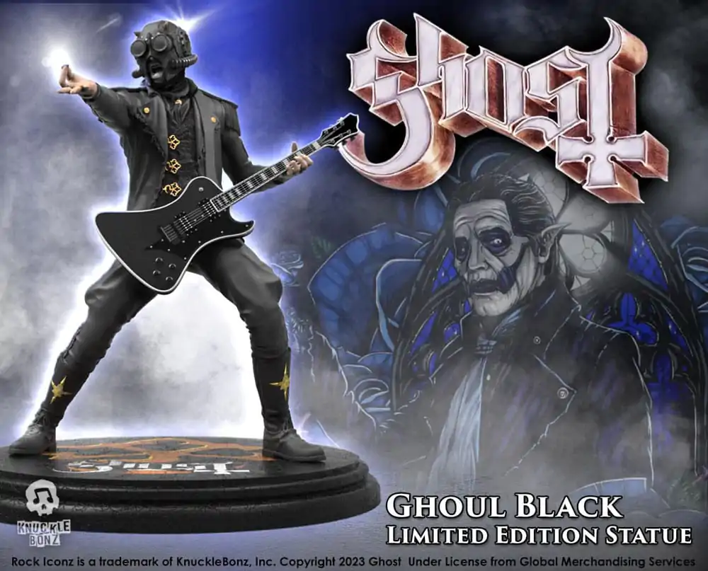 Ghost Rock Iconz Socha 1/9 Nameless Ghoul II (Black Guitar) 22 cm fotografii produktu