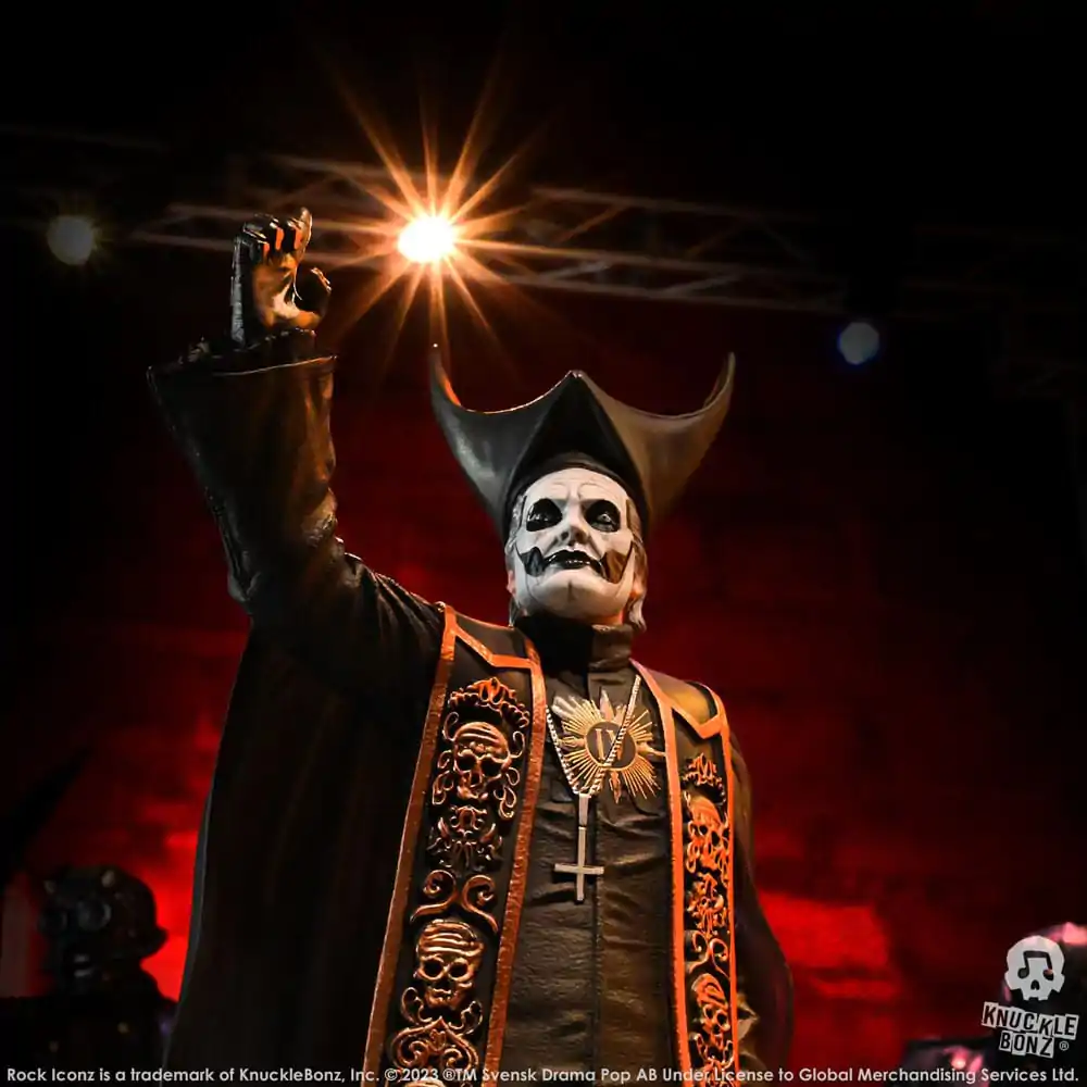 Ghost Rock Iconz Statue 1/9 Papa Emeritus IV (Black Robes) 22 cm Soška fotografii produktu