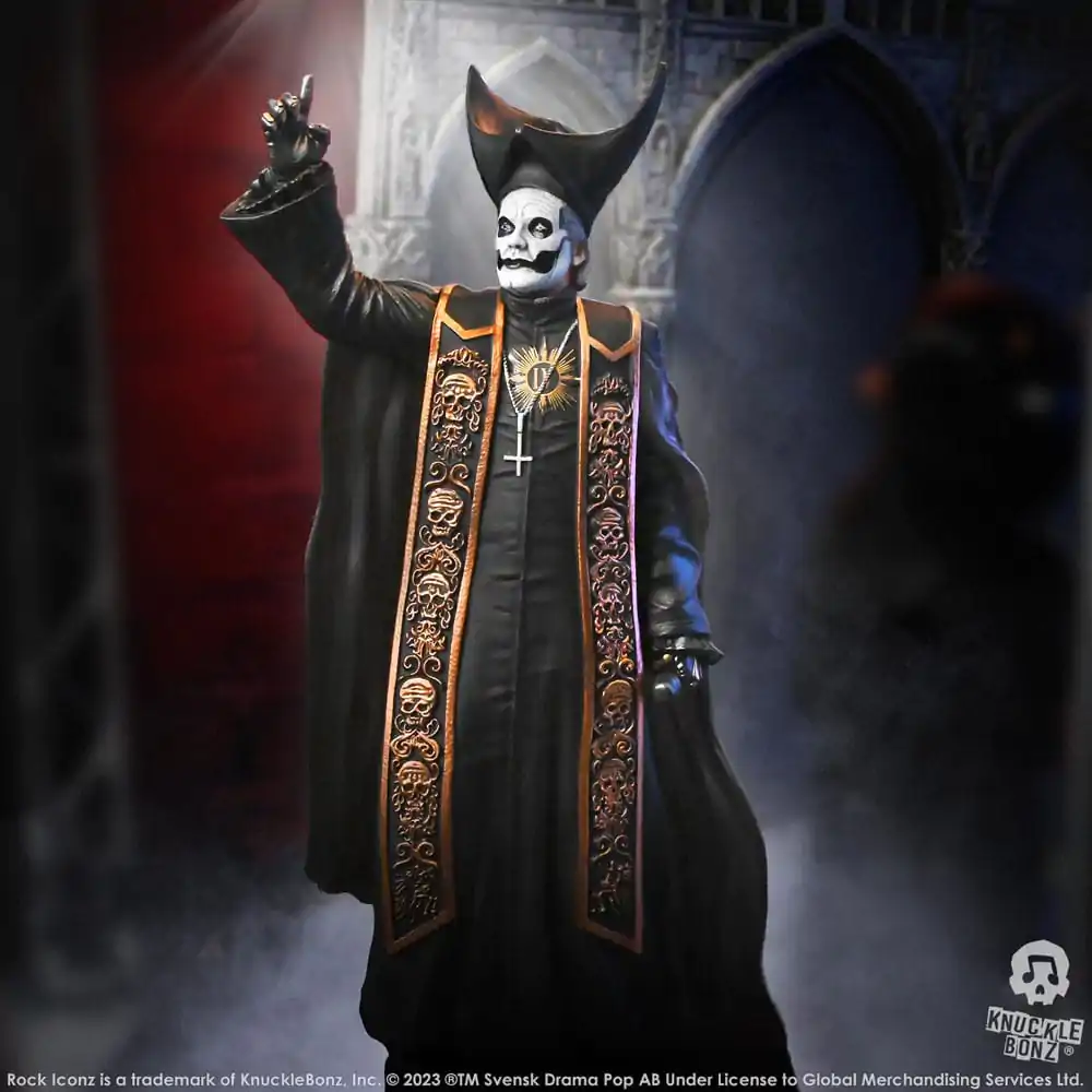 Ghost Rock Iconz Statue 1/9 Papa Emeritus IV (Black Robes) 22 cm Soška fotografii produktu