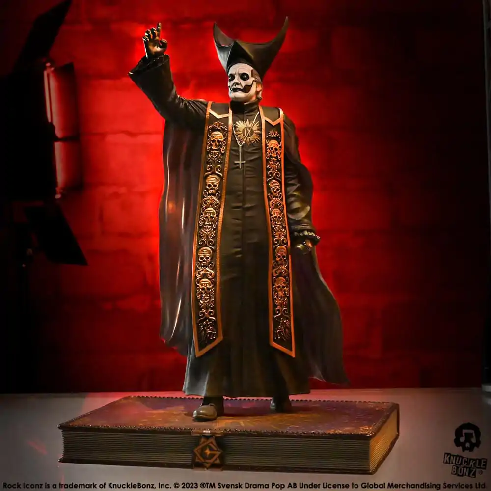 Ghost Rock Iconz Statue 1/9 Papa Emeritus IV (Black Robes) 22 cm Soška fotografii produktu