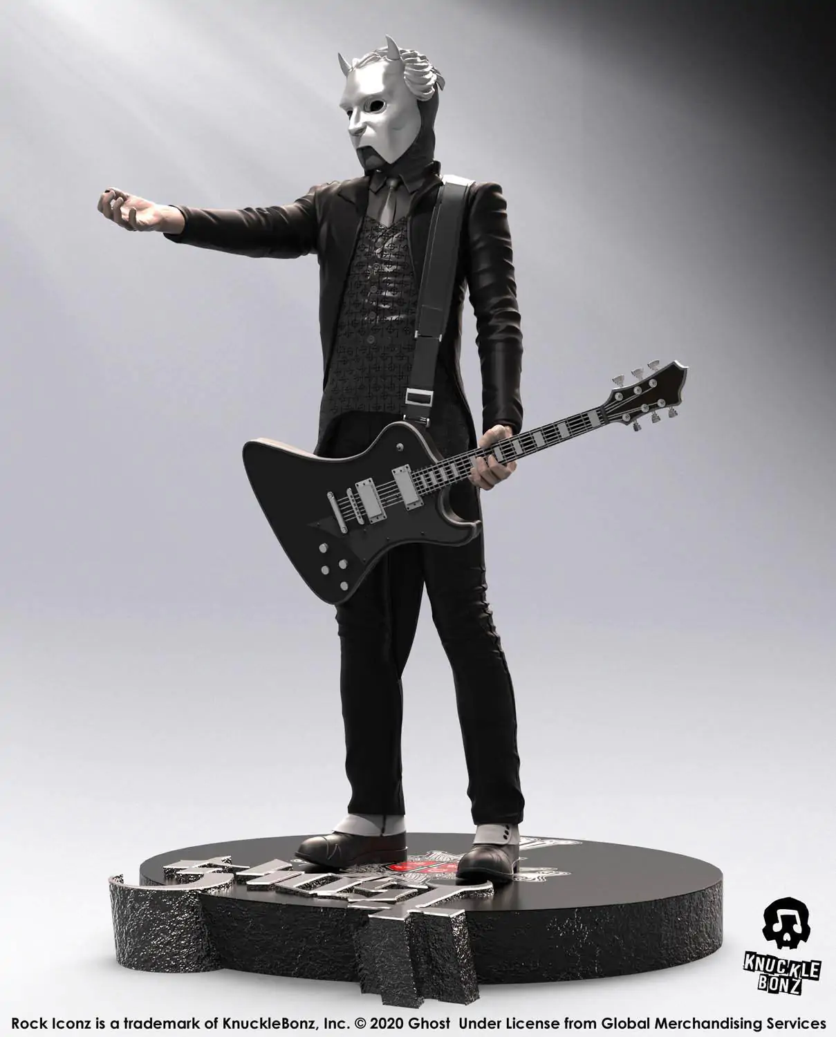 Soška Ghost Rock Iconz Nameless Ghoul (Černá kytara) Limitovaná edice 22 cm fotografii produktu