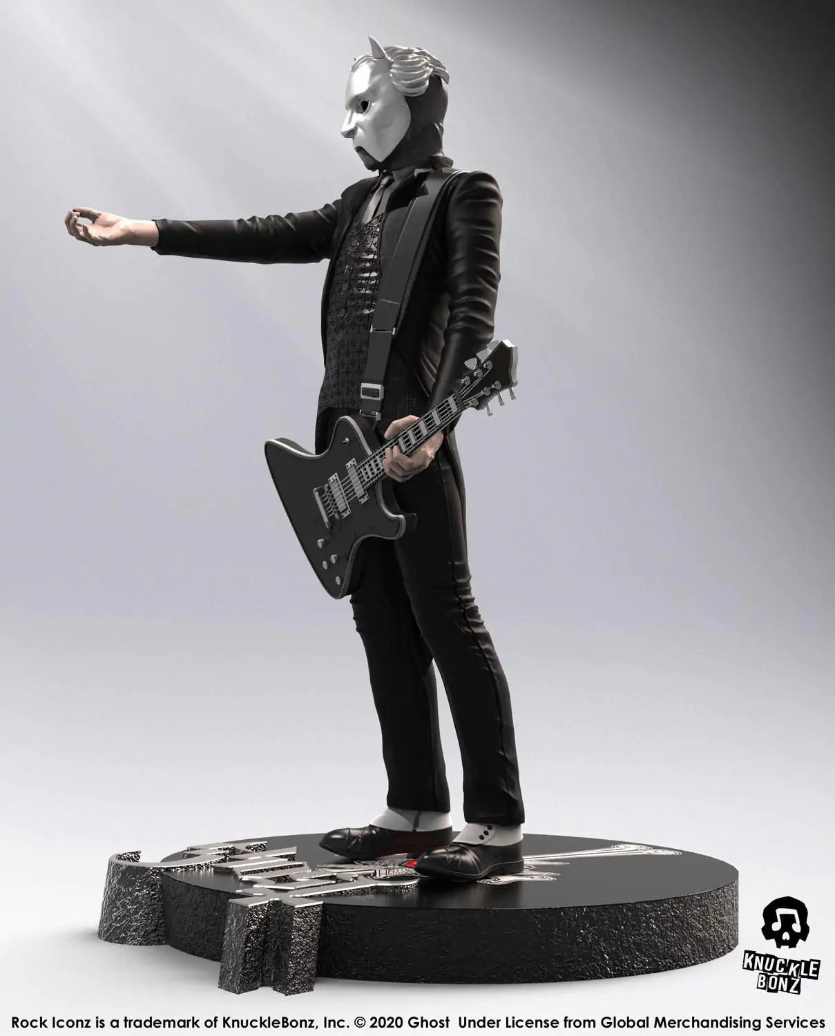 Soška Ghost Rock Iconz Nameless Ghoul (Černá kytara) Limitovaná edice 22 cm fotografii produktu