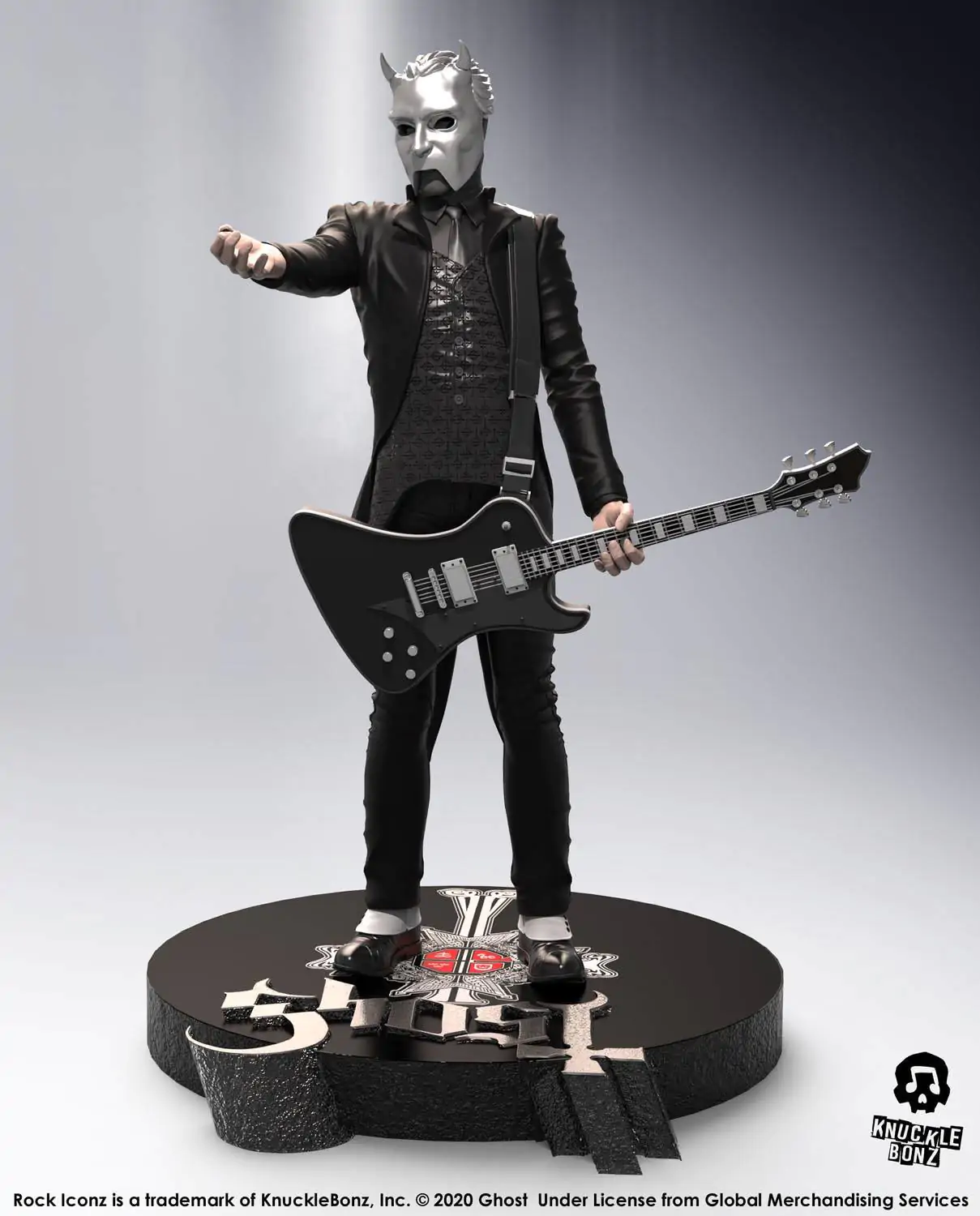 Soška Ghost Rock Iconz Nameless Ghoul (Černá kytara) Limitovaná edice 22 cm fotografii produktu