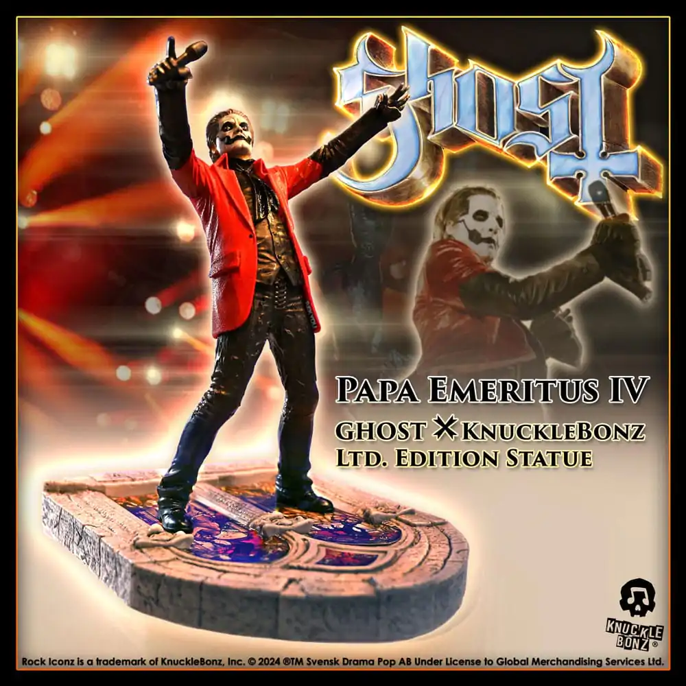 Ghost Rock Iconz Statue Papa Emeritus IV 22 cm socha fotografii produktu