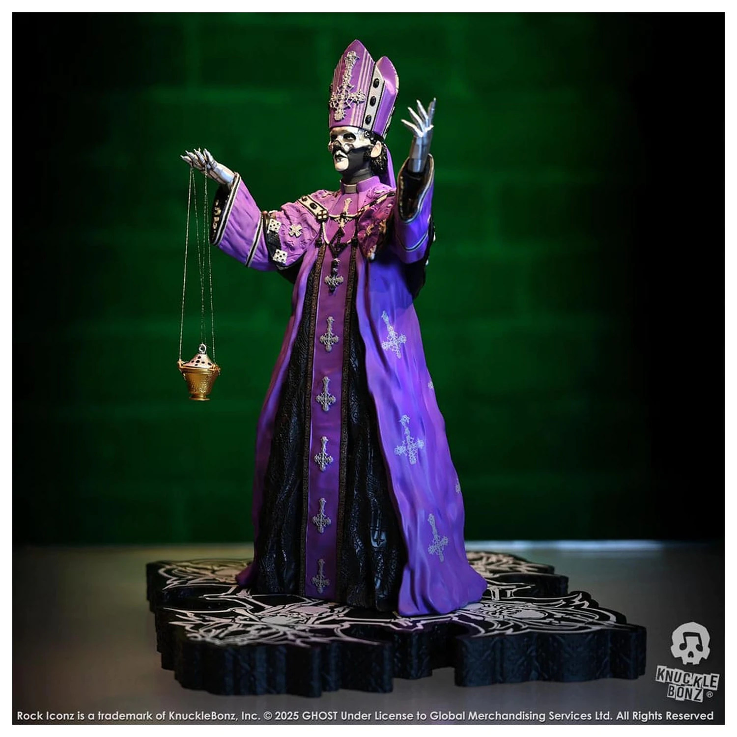 Ghost Rock Iconz Socha Papa V Perpetua Purple Robes 22 cm fotografii produktu