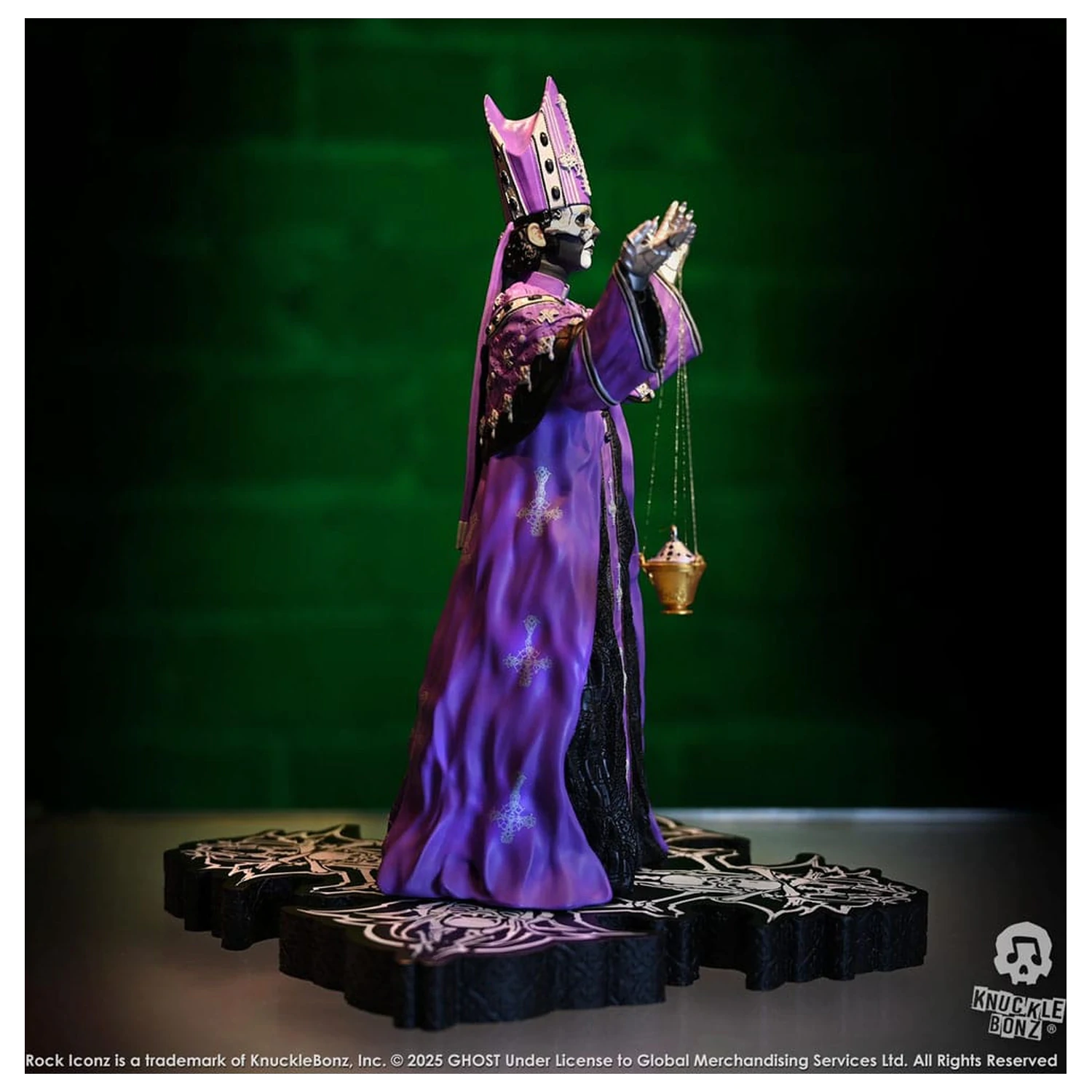 Ghost Rock Iconz Socha Papa V Perpetua Purple Robes 22 cm fotografii produktu