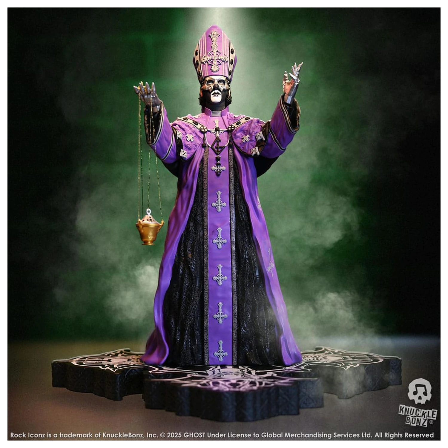 Ghost Rock Iconz Socha Papa V Perpetua Purple Robes 22 cm fotografii produktu