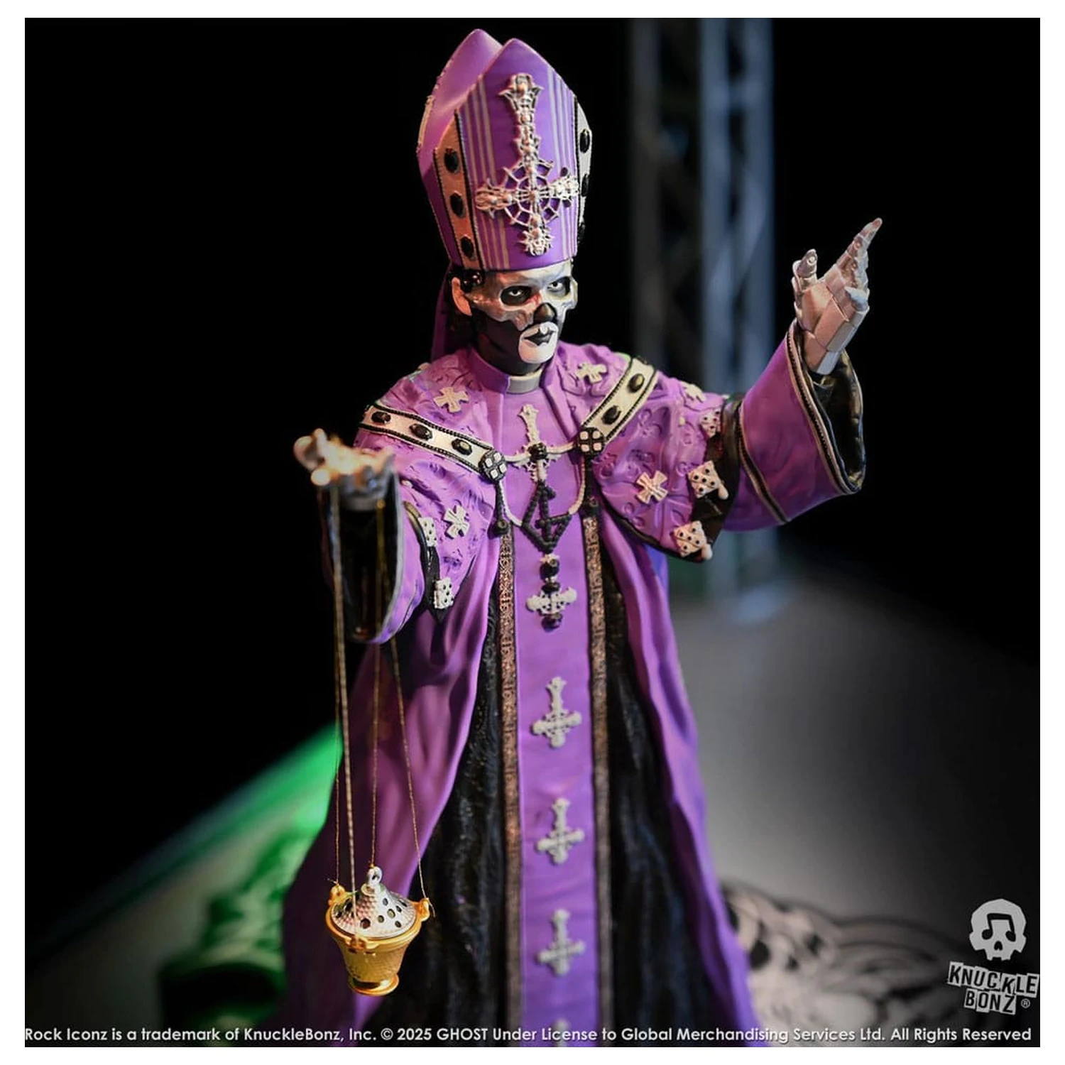 Ghost Rock Iconz Socha Papa V Perpetua Purple Robes 22 cm fotografii produktu