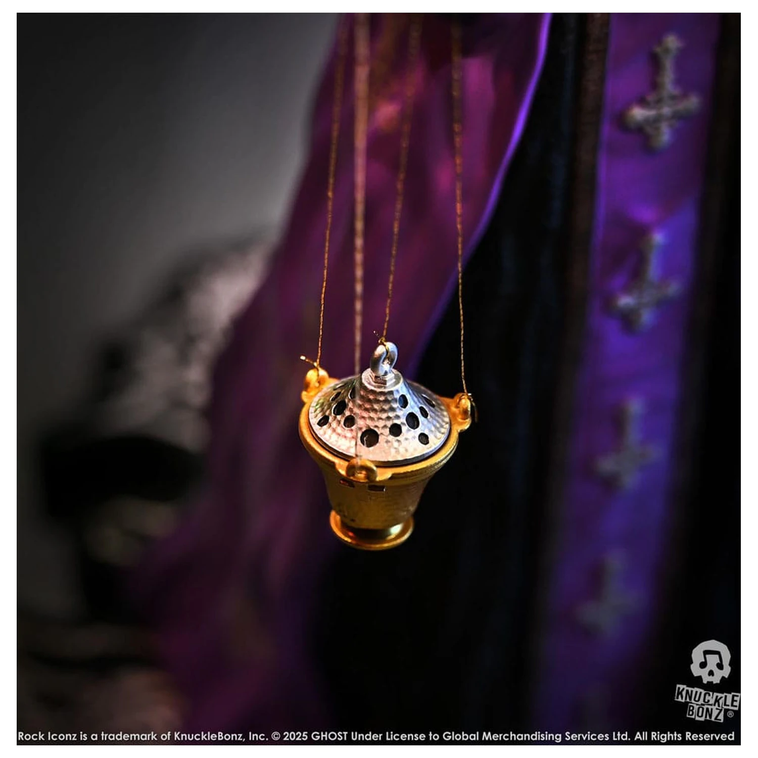 Ghost Rock Iconz Socha Papa V Perpetua Purple Robes 22 cm fotografii produktu