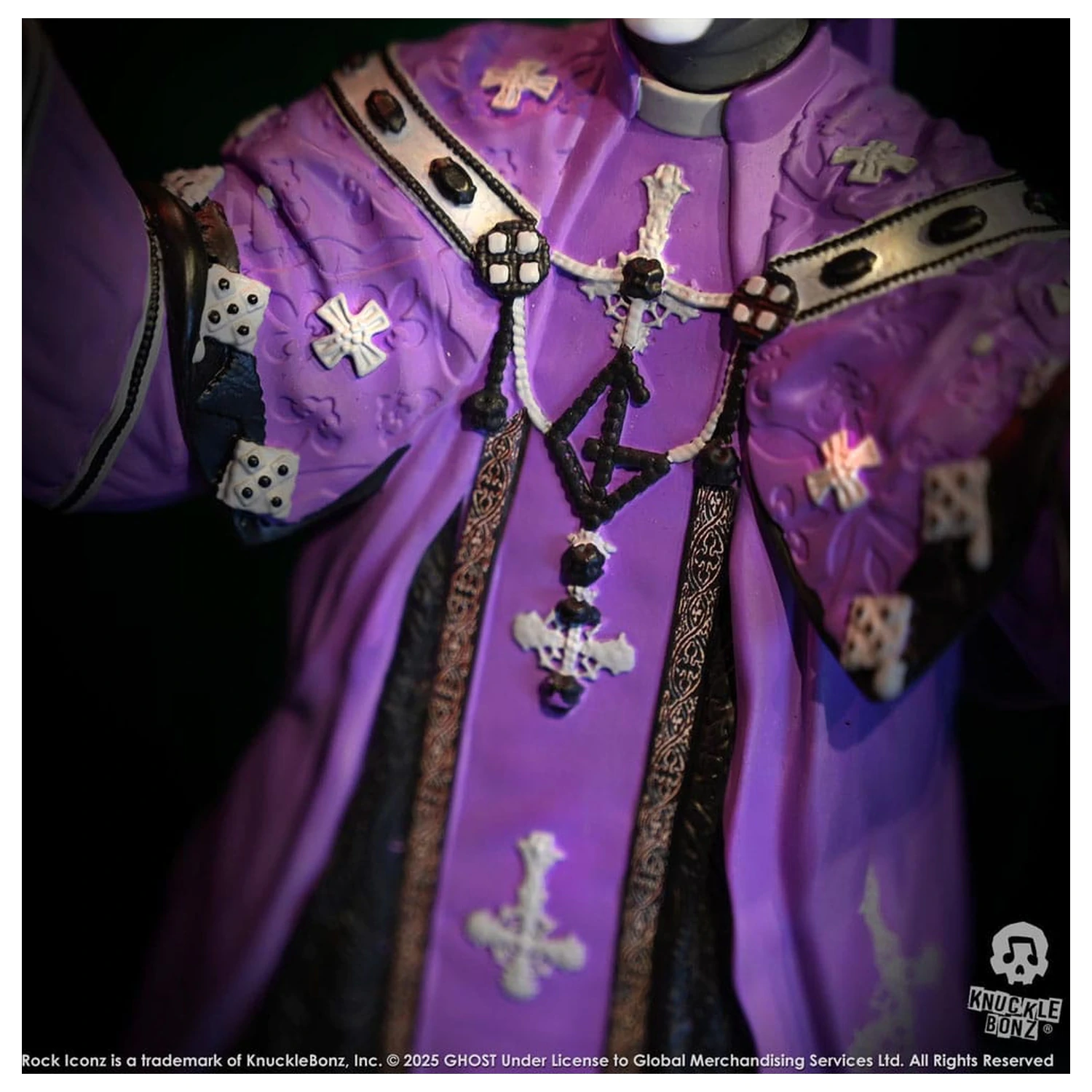 Ghost Rock Iconz Socha Papa V Perpetua Purple Robes 22 cm fotografii produktu
