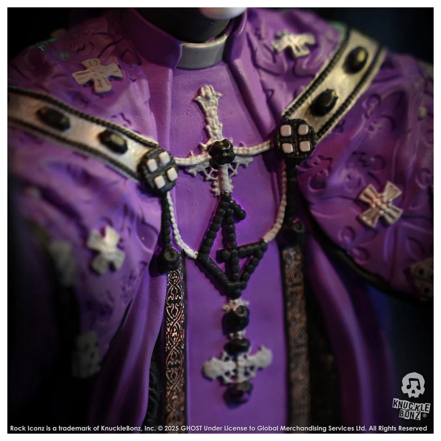Ghost Rock Iconz Socha Papa V Perpetua Purple Robes 22 cm fotografii produktu