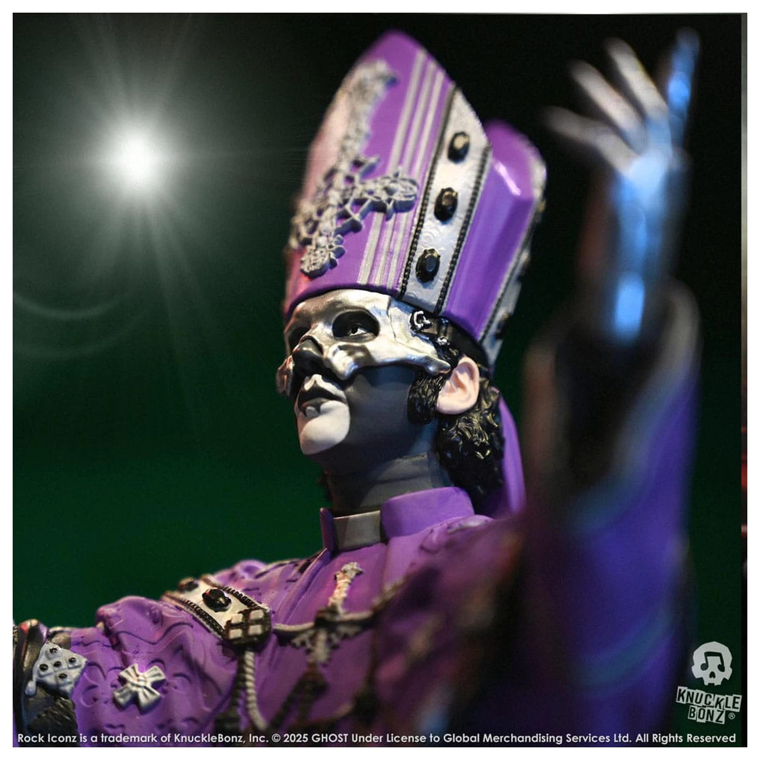 Ghost Rock Iconz Socha Papa V Perpetua Purple Robes 22 cm fotografii produktu