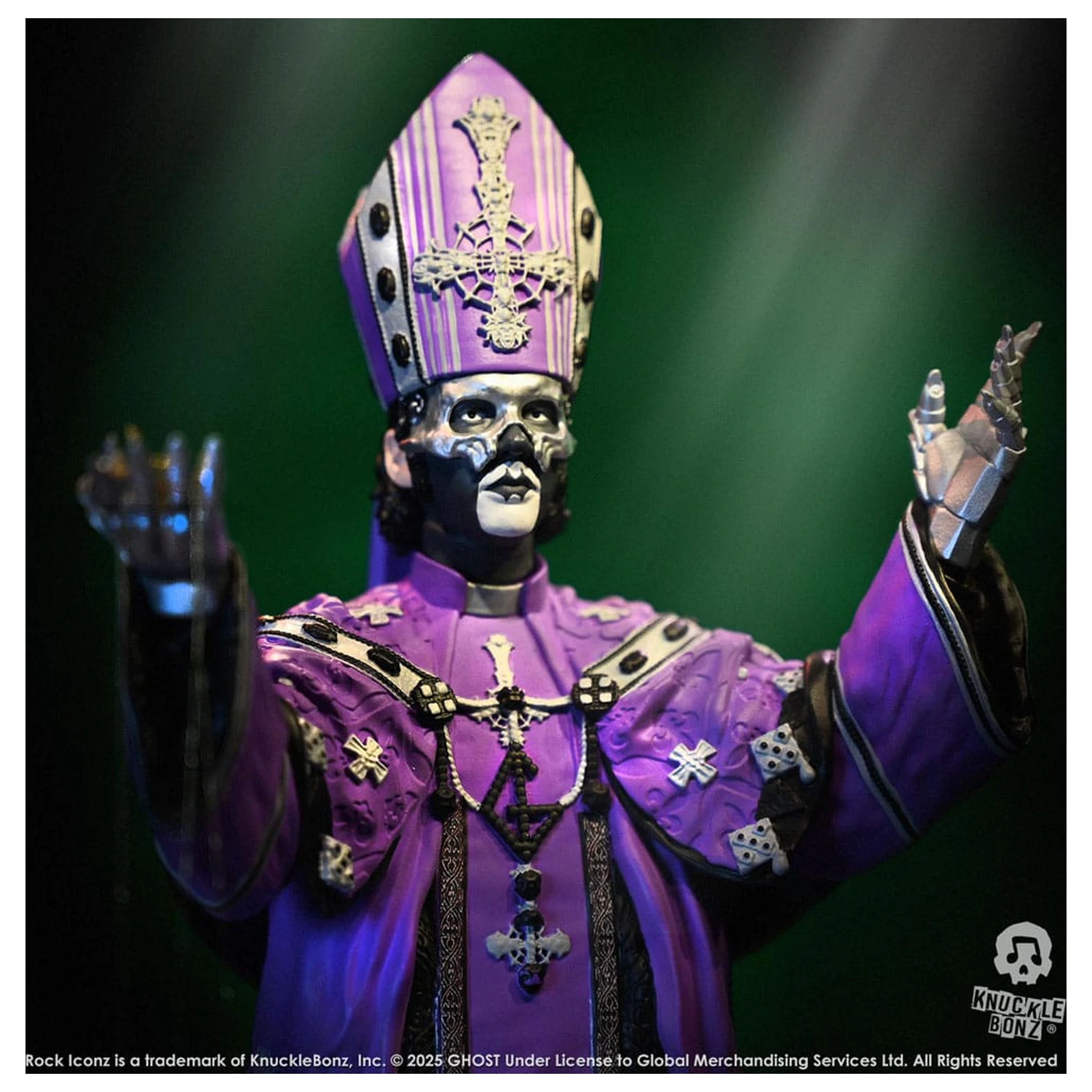 Ghost Rock Iconz Socha Papa V Perpetua Purple Robes 22 cm fotografii produktu