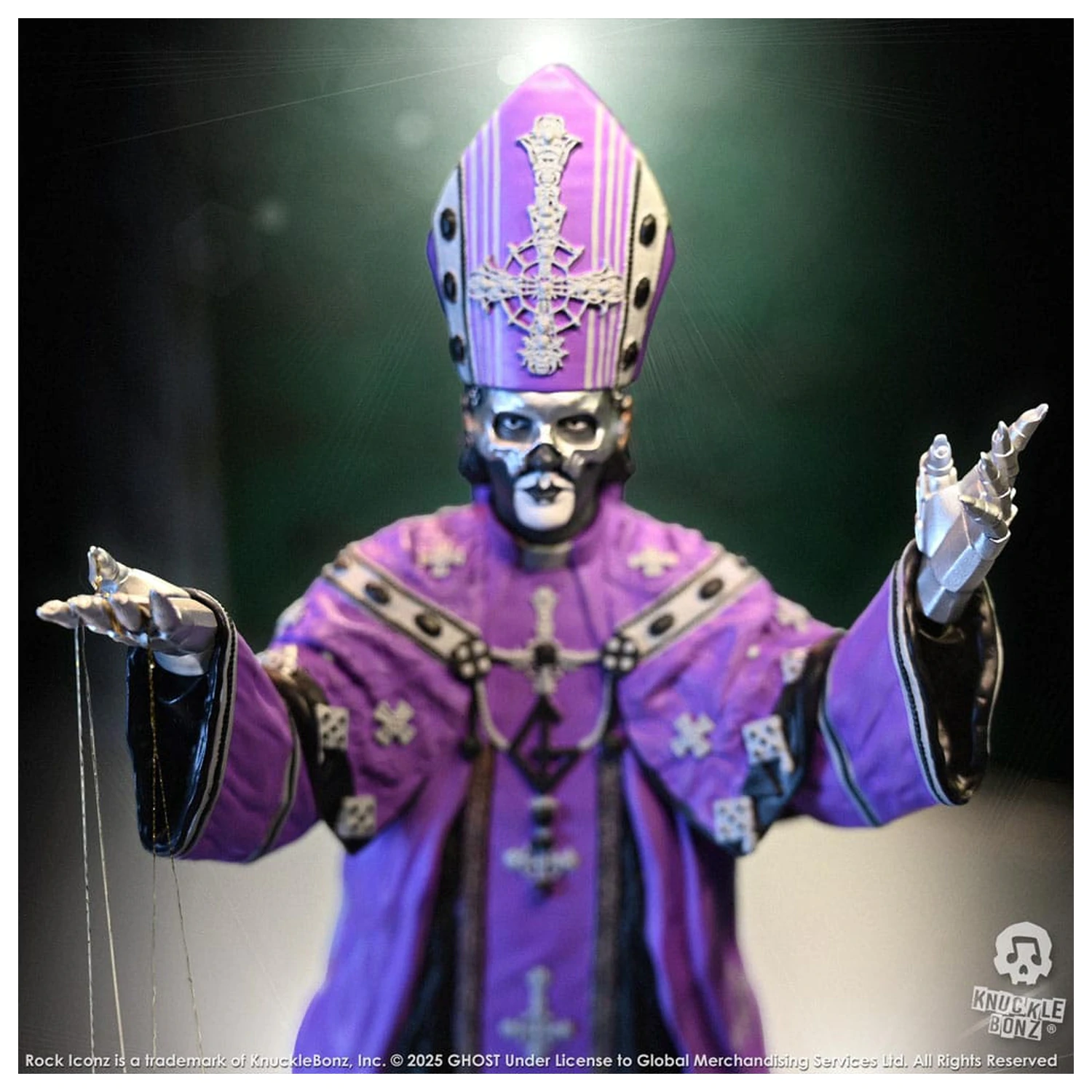 Ghost Rock Iconz Socha Papa V Perpetua Purple Robes 22 cm fotografii produktu