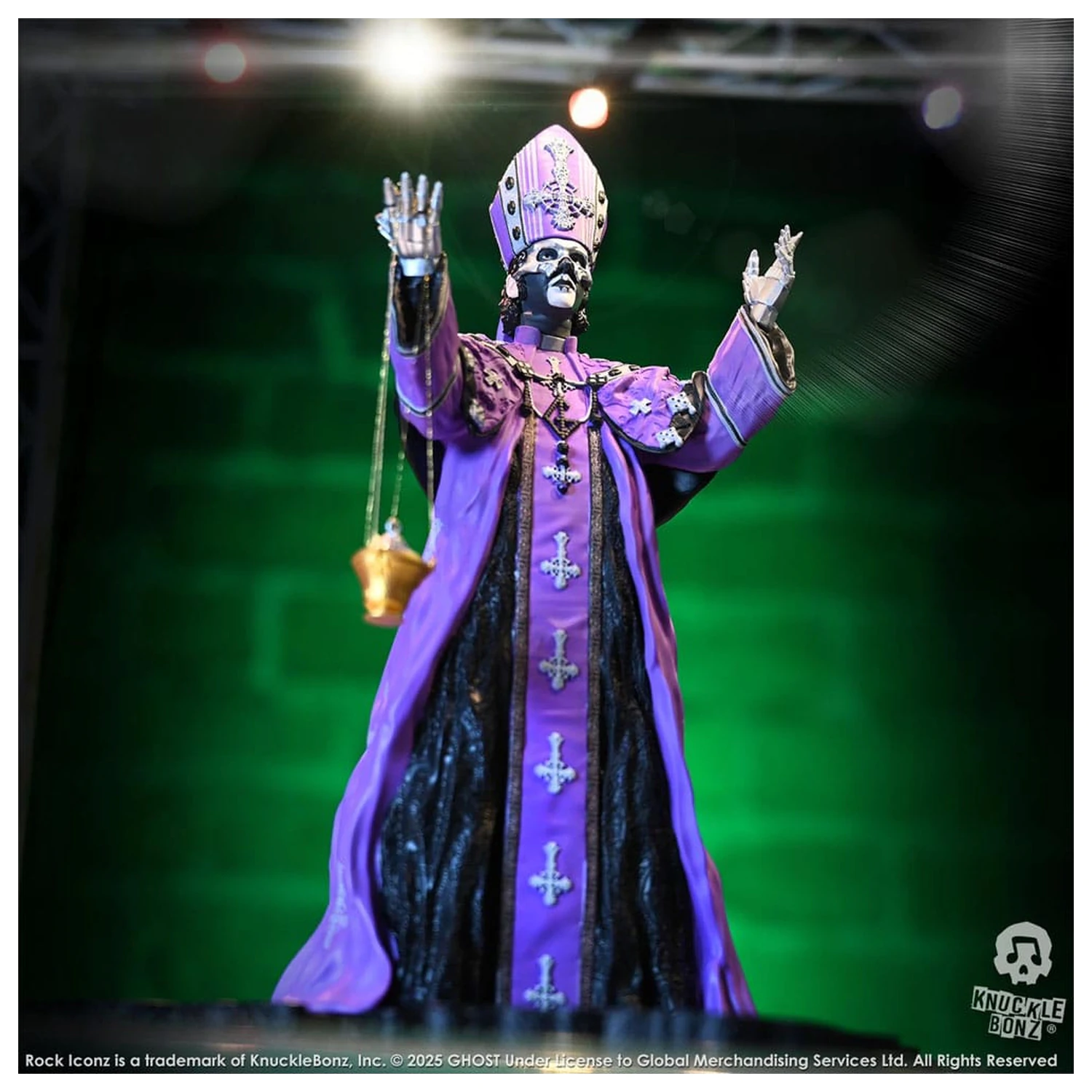 Ghost Rock Iconz Socha Papa V Perpetua Purple Robes 22 cm fotografii produktu