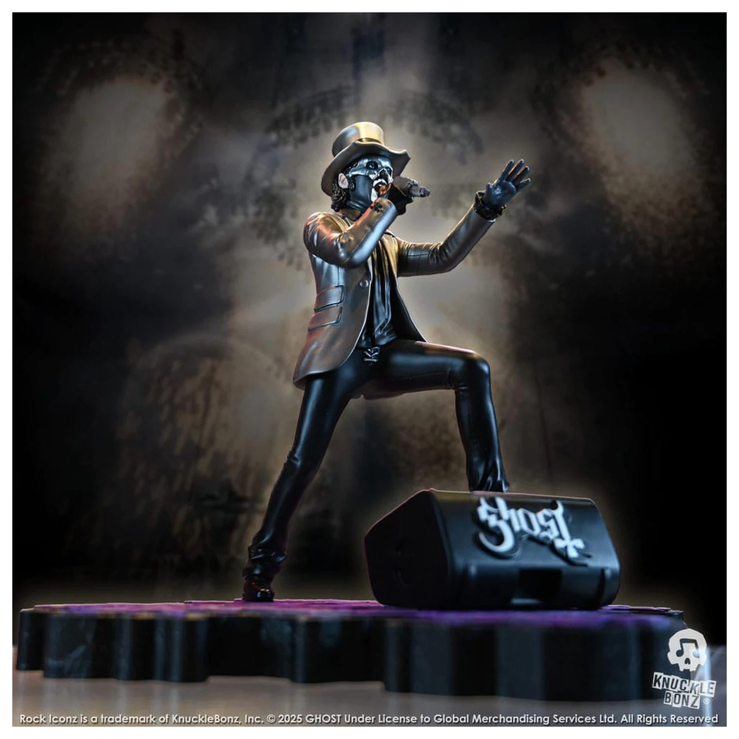 Ghost Rock Iconz Socha Papa V Perpetua cylindr 22 cm fotografii produktu