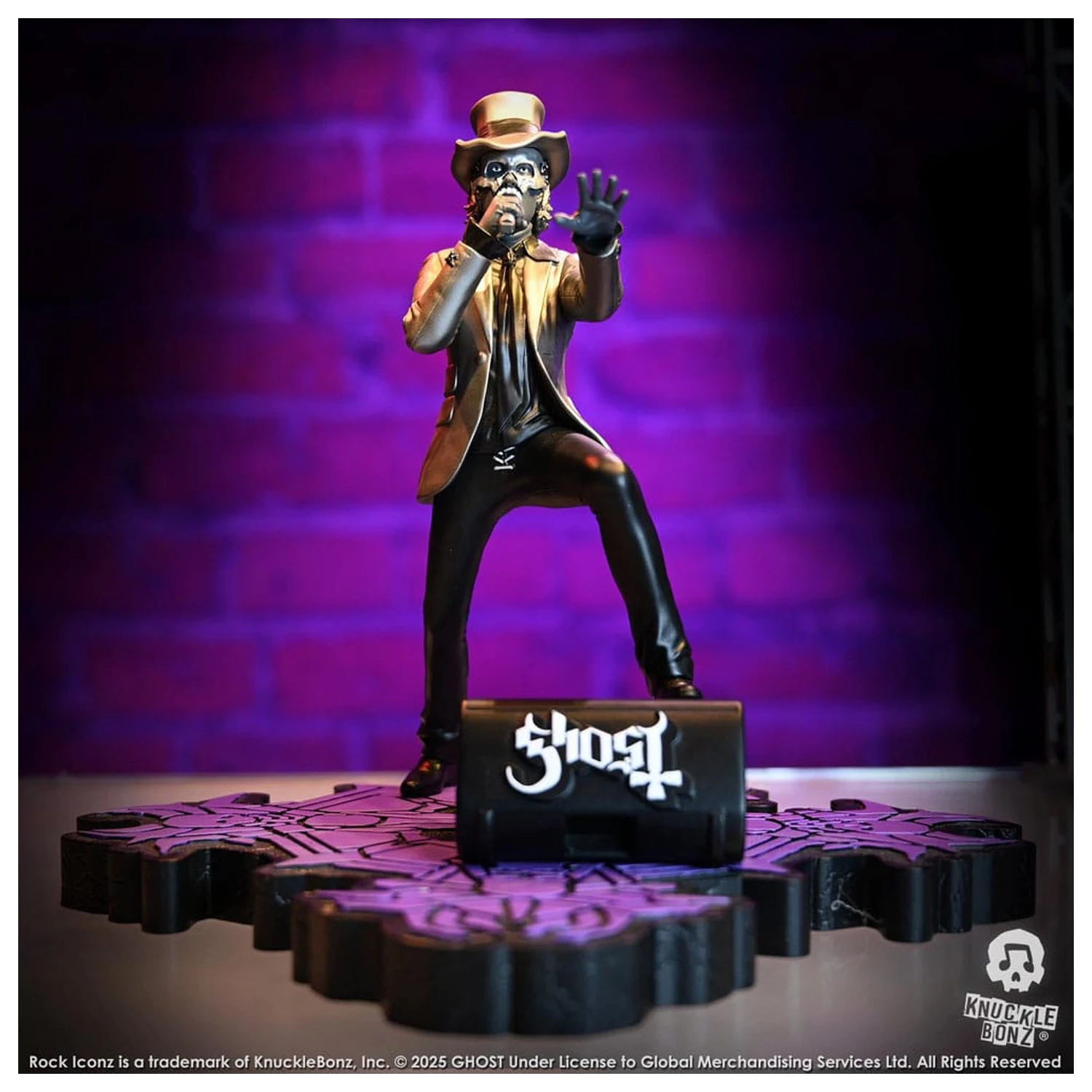 Ghost Rock Iconz Socha Papa V Perpetua cylindr 22 cm fotografii produktu