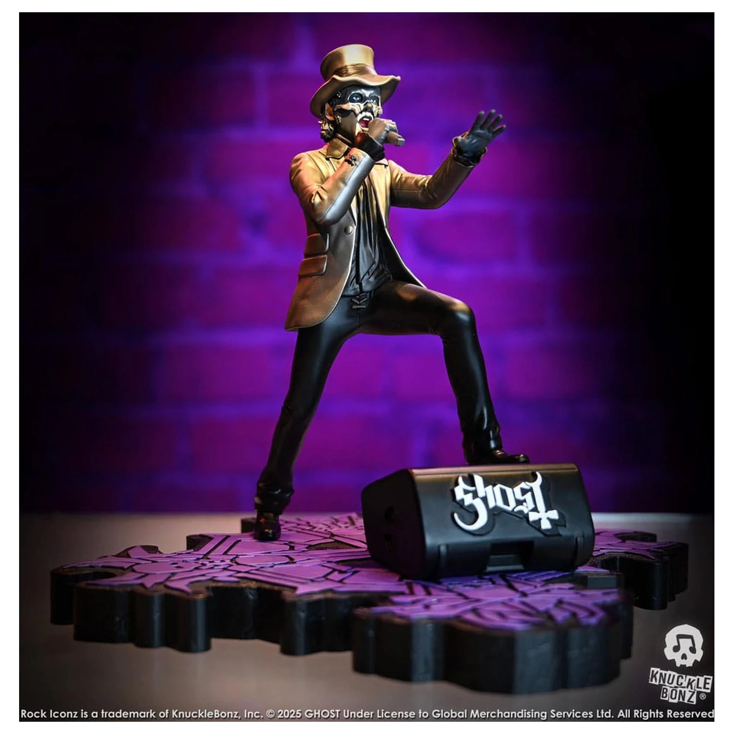 Ghost Rock Iconz Socha Papa V Perpetua cylindr 22 cm fotografii produktu