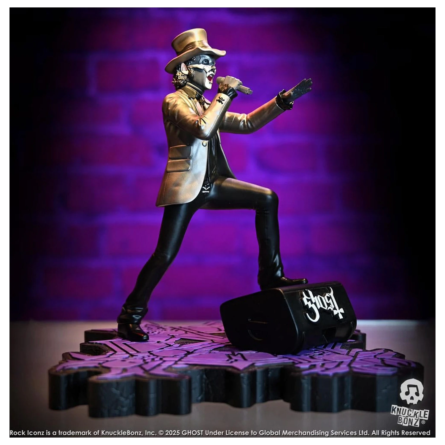 Ghost Rock Iconz Socha Papa V Perpetua cylindr 22 cm fotografii produktu