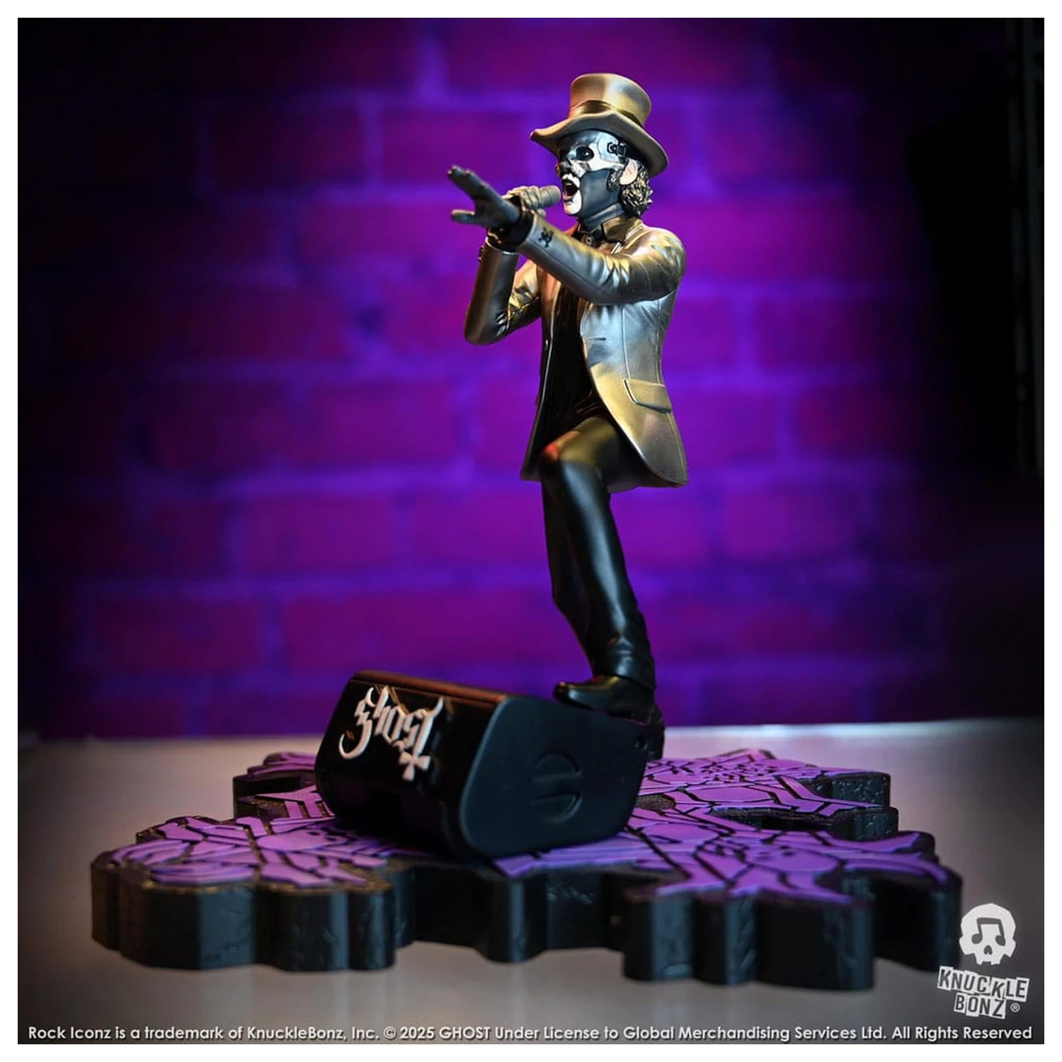 Ghost Rock Iconz Socha Papa V Perpetua cylindr 22 cm fotografii produktu