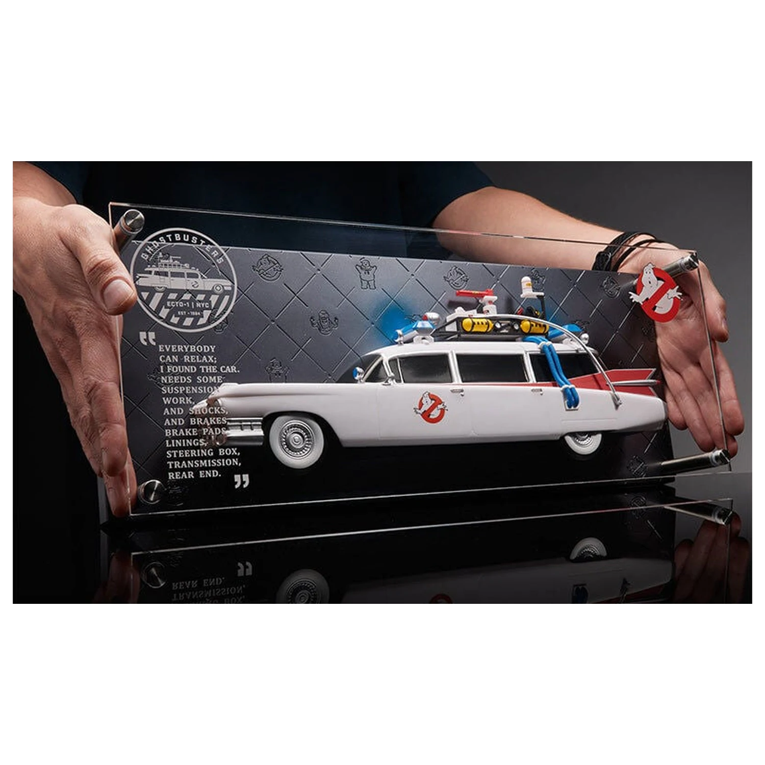 Ghostbusters Ecto-1 Licenční replika plaketa fotografii produktu