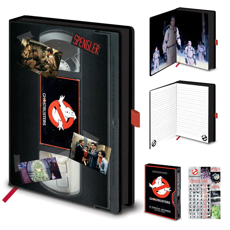 Ghostbusters VHS A5 prémiový zápisník fotografii produktu