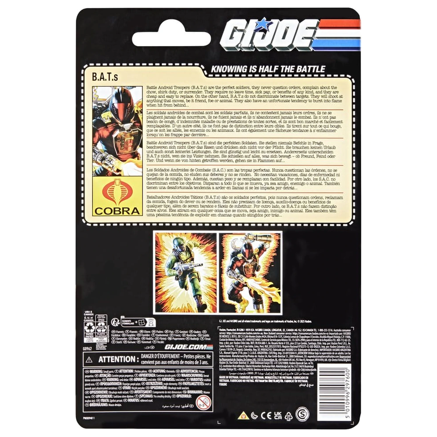 GI Joe Classified Series Retro Akční figurka B.A.T. 15 cm fotografii produktu