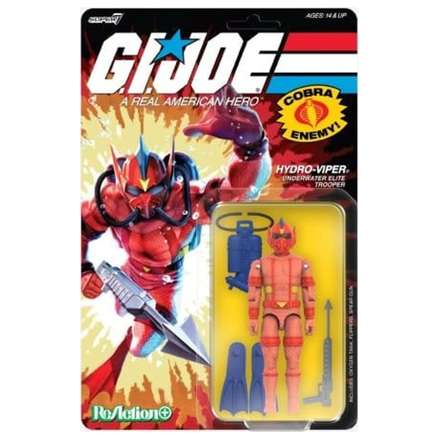 GI Joe ReAction+ akční figurka vlna 07 Hydro Viper (Comic) 10 cm fotografii produktu