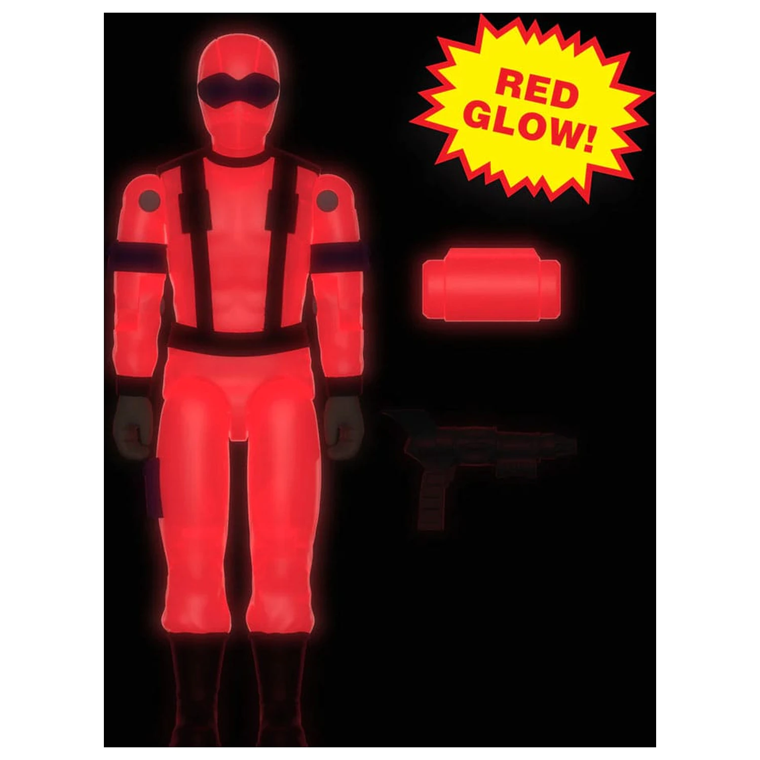 GI Joe ReAction+ akční figurka Wave 06 Snake Eyes (Red Glow, Crystal Poison) 10 cm fotografii produktu