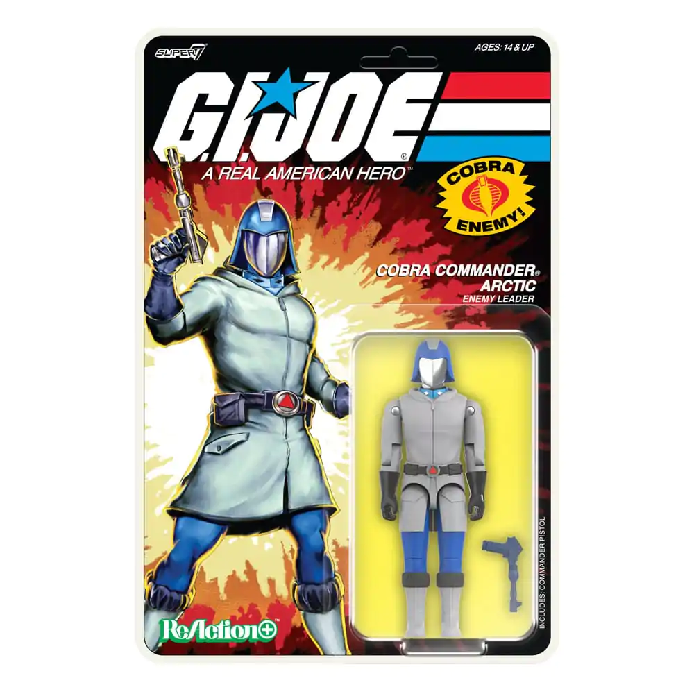 GI Joe ReAction+ Akční figurka Vlna 3 Arctic Cobra Commander (Cartoon) 10 cm fotografii produktu