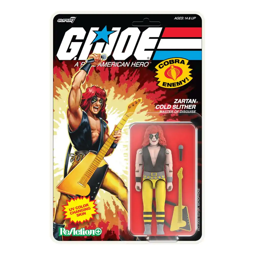 GI Joe ReAction+ akční figurka Vlna 3 Zartan Cold Slither (Cartoon) 10 cm fotografii produktu