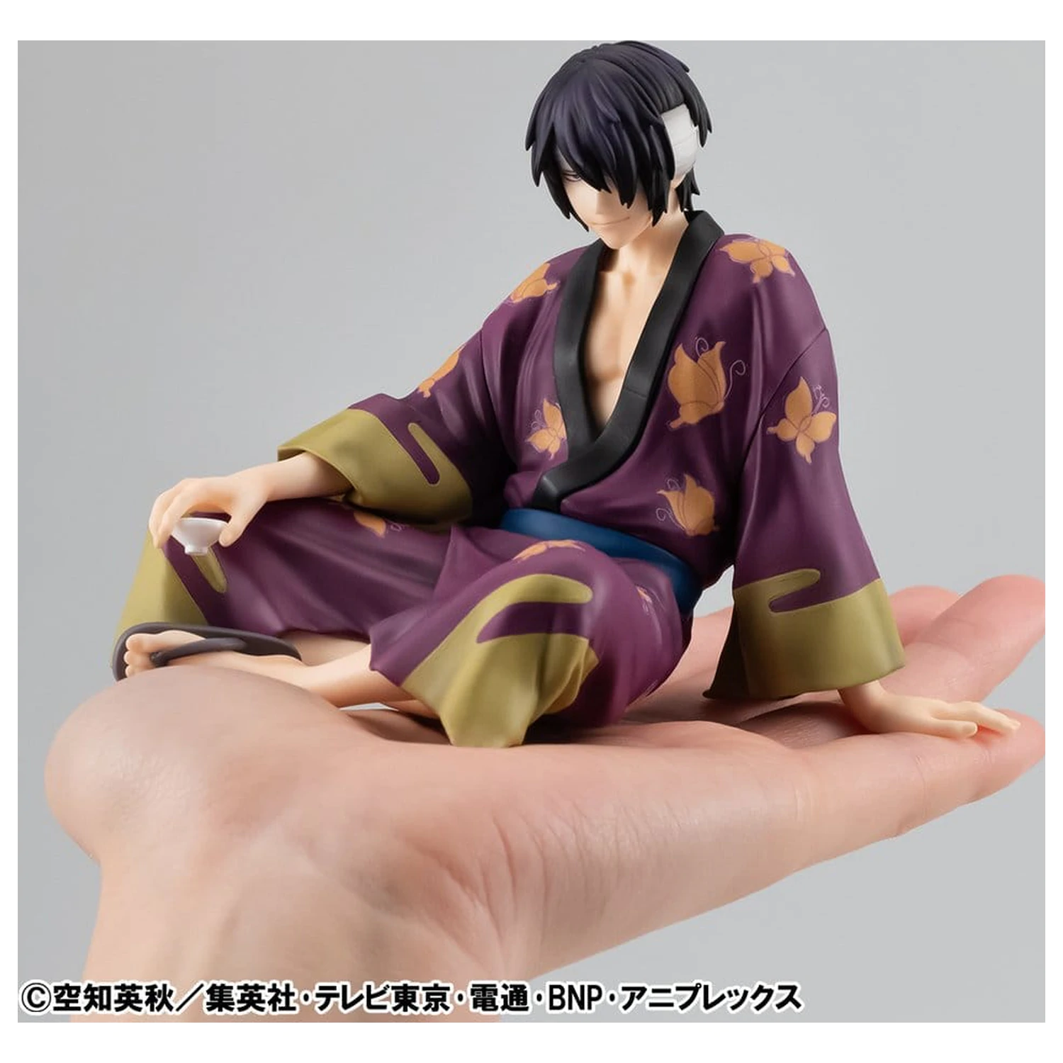Gintama G.E.M. Series PVC soška Takasugi San Palm Size 9 cm fotografii produktu