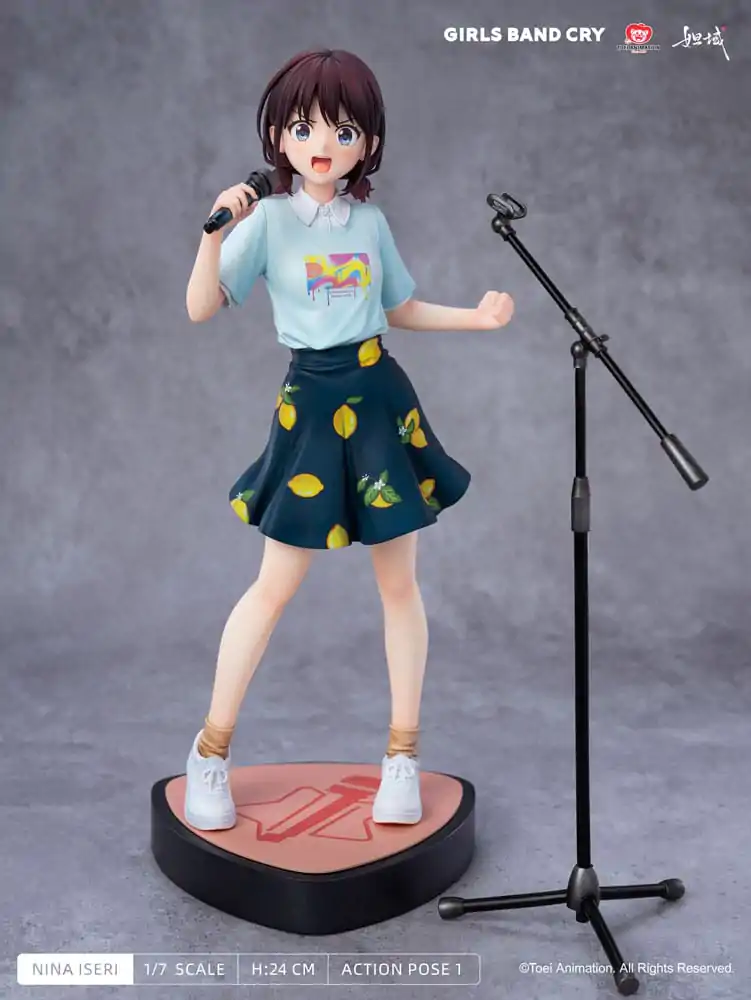 Girls Band Cry Natsu wo Mankitsu shite Sakebe Series No. 1 PVC soška 1/7 Nina Iseri 24 cm fotografii produktu