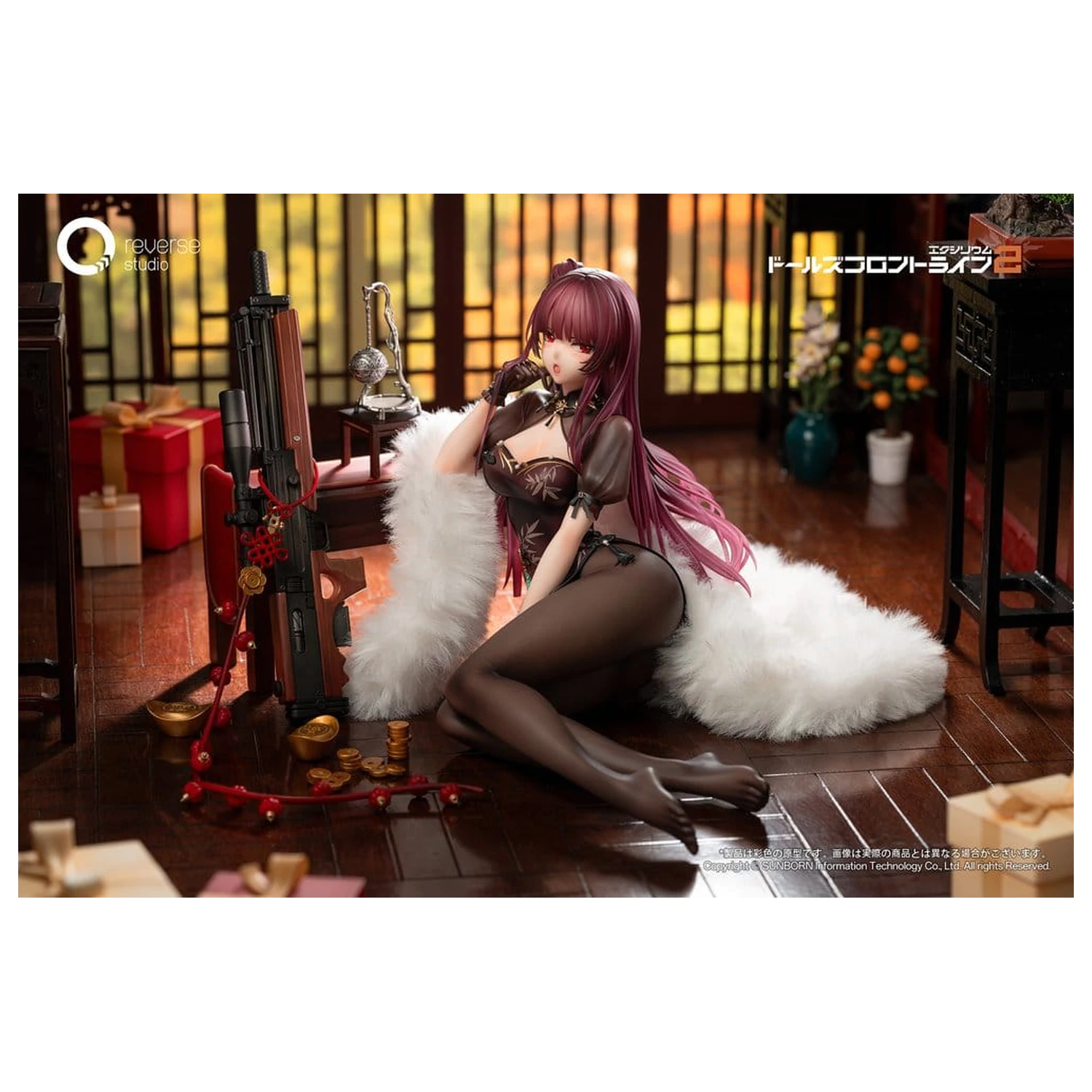 Girls´ Frontline 2: Exilium Socha 1/6 Makiatto: Embroidered Bamboo, Blooming Shadows Ver. 13 cm fotografii produktu
