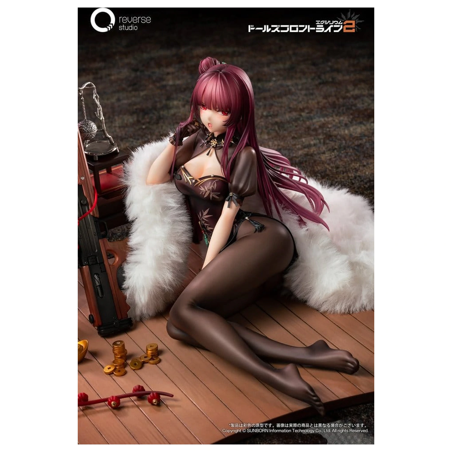 Girls´ Frontline 2: Exilium Socha 1/6 Makiatto: Embroidered Bamboo, Blooming Shadows Ver. 13 cm fotografii produktu