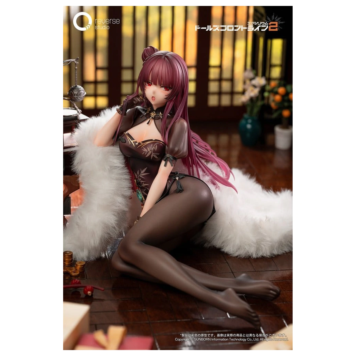 Girls´ Frontline 2: Exilium Socha 1/6 Makiatto: Embroidered Bamboo, Blooming Shadows Ver. 13 cm fotografii produktu