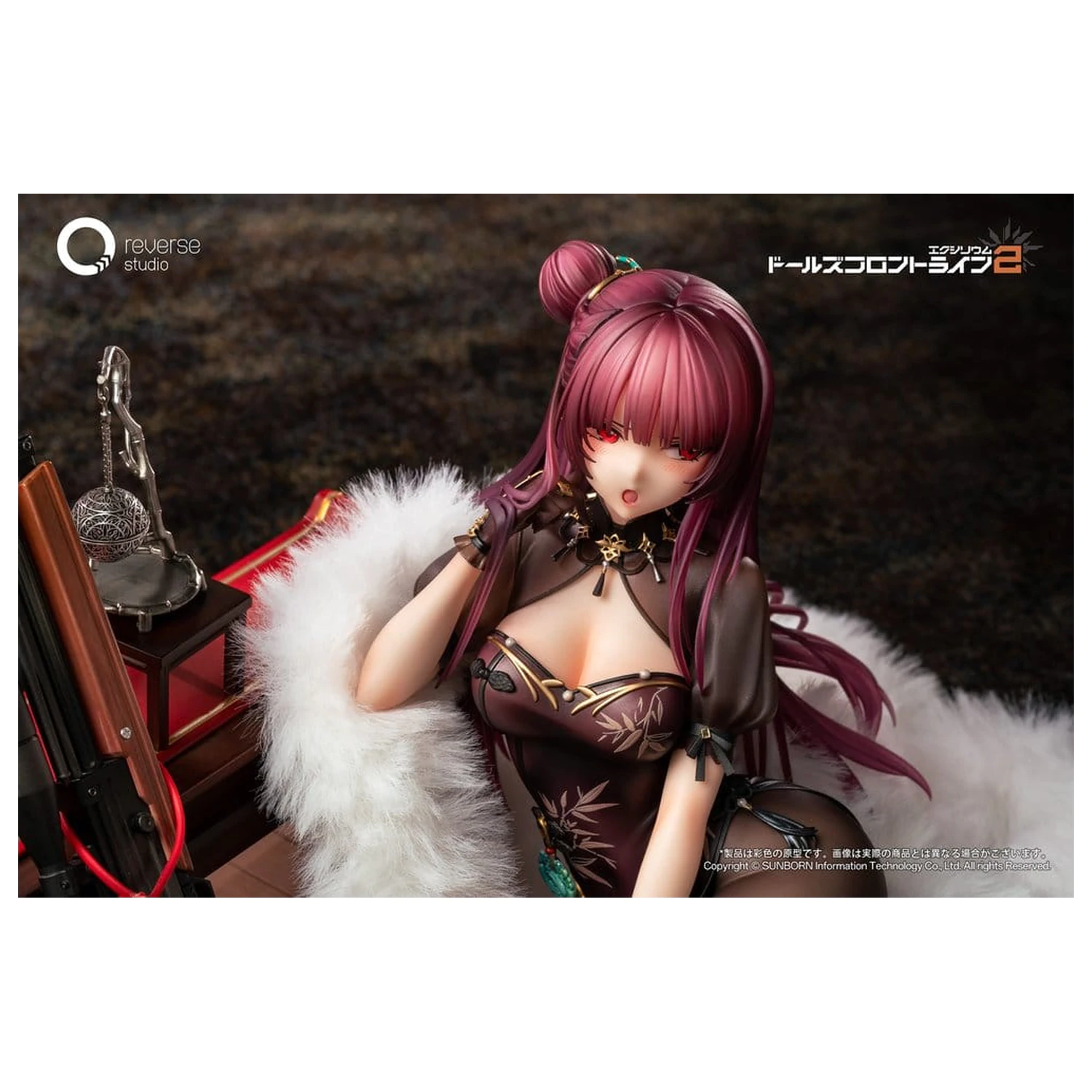 Girls´ Frontline 2: Exilium Socha 1/6 Makiatto: Embroidered Bamboo, Blooming Shadows Ver. 13 cm fotografii produktu