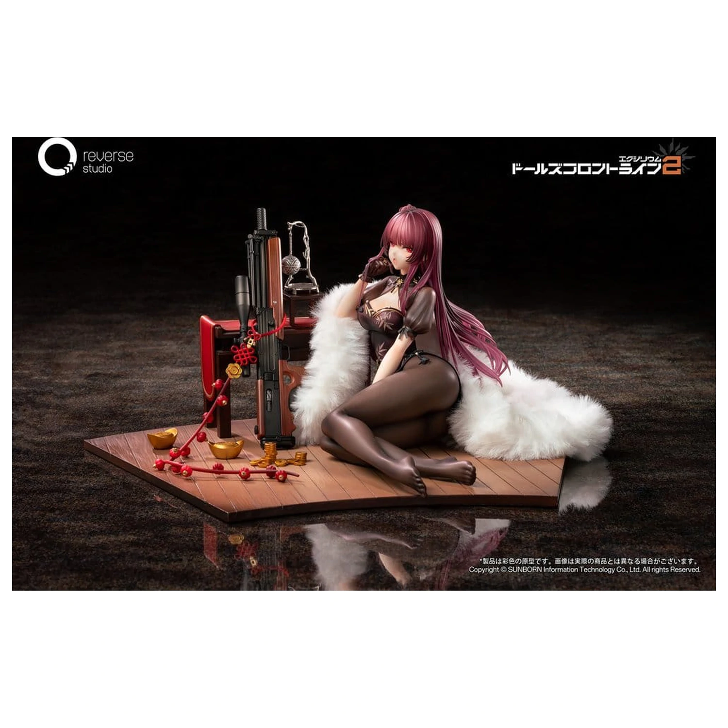 Girls´ Frontline 2: Exilium Socha 1/6 Makiatto: Embroidered Bamboo, Blooming Shadows Ver. 13 cm fotografii produktu