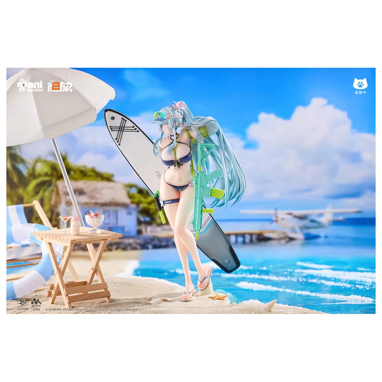 Girls' Frontline 2: Exilium socha 1/7 HK416 Cerulean Breaker 24 cm fotografii produktu