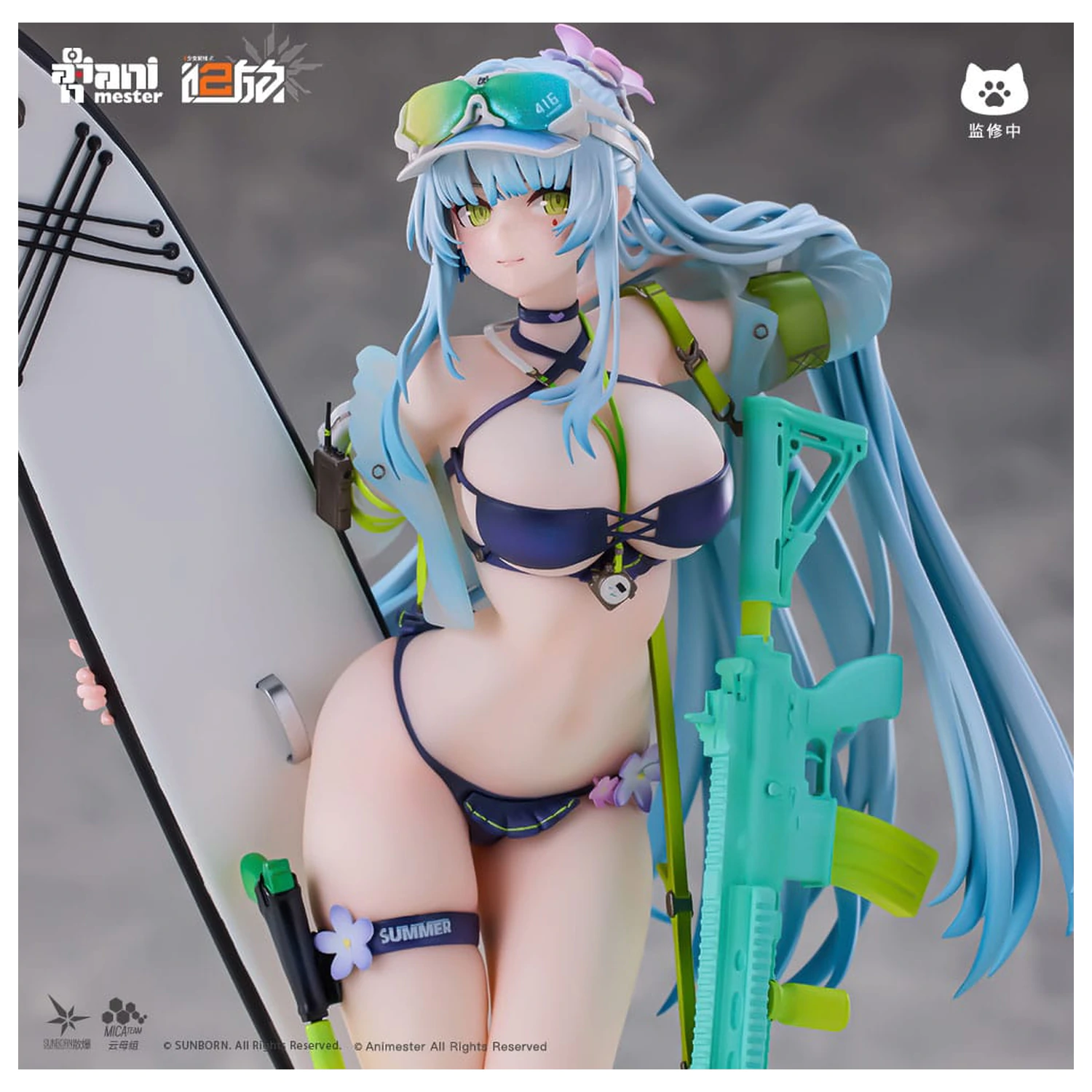 Girls' Frontline 2: Exilium socha 1/7 HK416 Cerulean Breaker 24 cm fotografii produktu